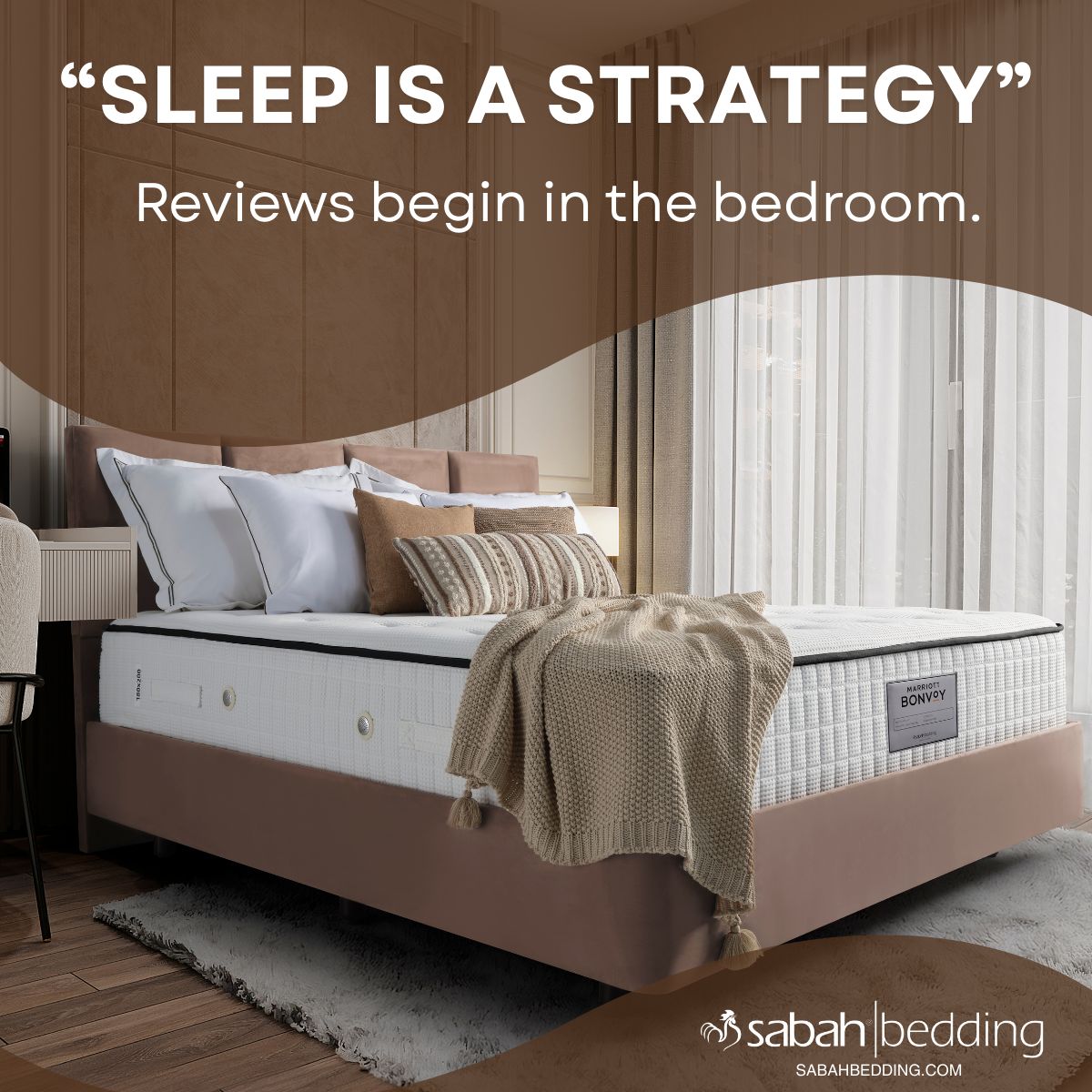 Reviews begin in the bedroom
