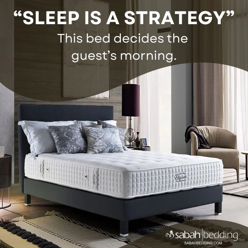 This bed decides the guest’s morning